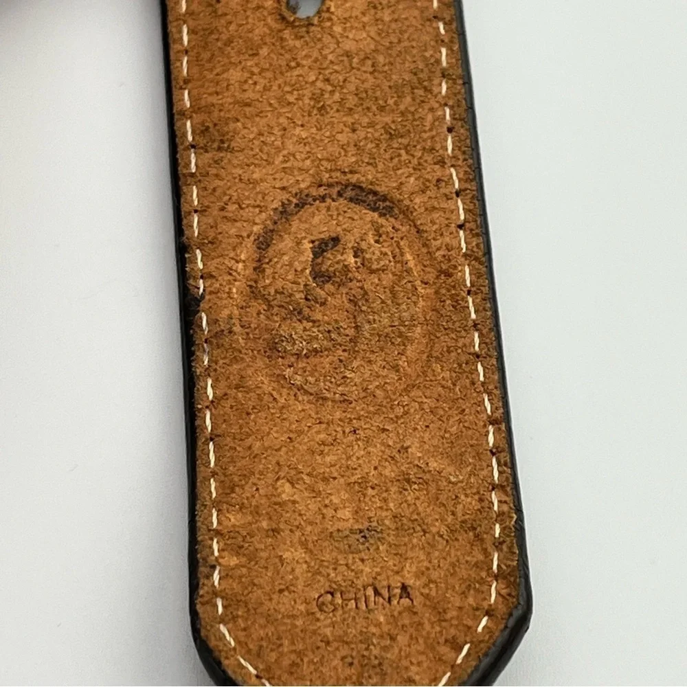 Childs Western Inlay Tooling Stylish Brown Leather Belt 22